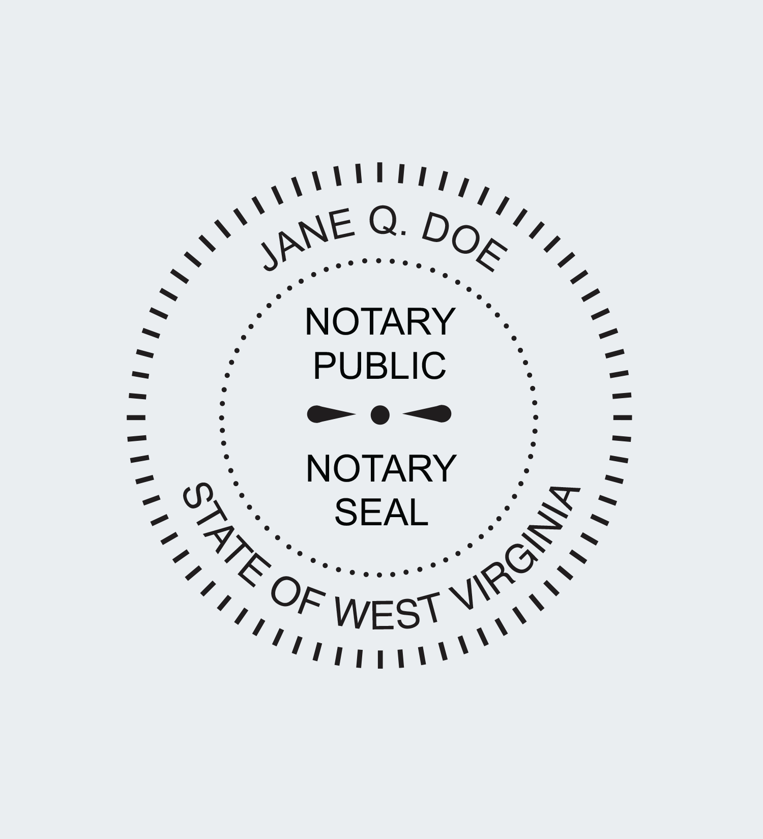 West Virginia Notary Seals NNA
